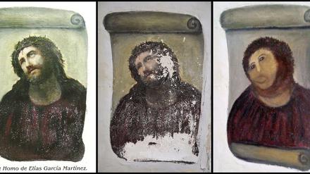 Die missglückte Restauration aus dem Jahr 2012 sorgte für Empörung.