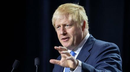 Soll Angehörigen seiner eigenen Partei mit Ausschluss gedroht haben, wenn sie seinen Brexit-Plan nicht mittragen: Der britische Premier Boris Johnson.