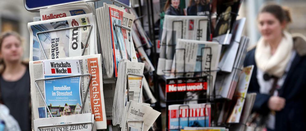 Über den Ausgang der Landtagswahlen berichten viele Medien - auch international.