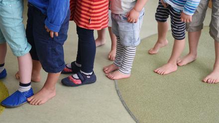 Mit dem Protest will die Initiative auf Probleme bei der Kindertagespflege aufmerksam machen. 
