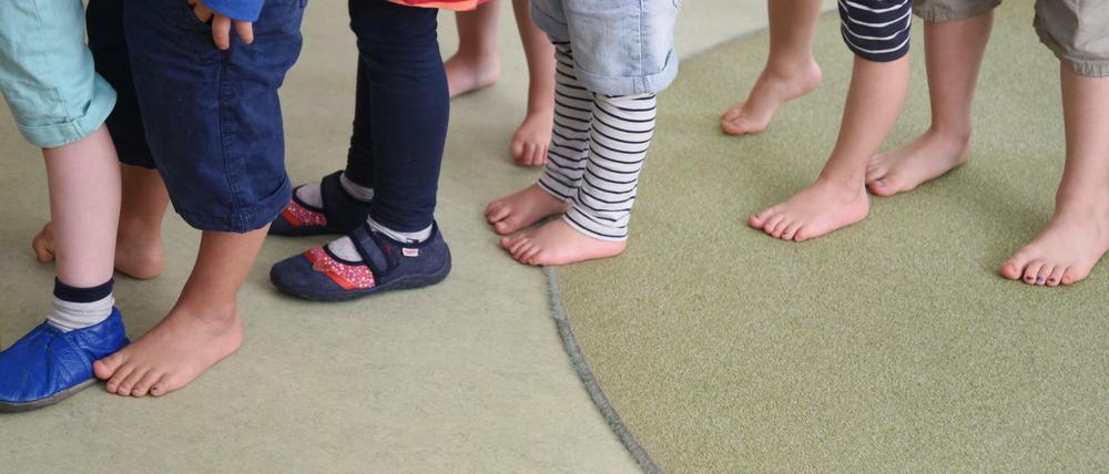 Mit dem Protest will die Initiative auf Probleme bei der Kindertagespflege aufmerksam machen. 