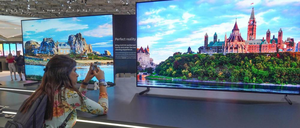 Schrumpfender Markt: Schon vor der IFA 2018, von der dieses Foto ist, verzeichnete der Markt für Unterhaltungselektronik Umsatz-Rückgänge. 