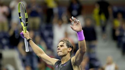 Ohne Probleme. Rafael Nadal pflügt bei den US Open durchs Feld und steht im Halbfinale.