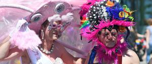 Zu schrill? Teilnehmer*innen der Kölner Christopher-Street-Day-Parade.