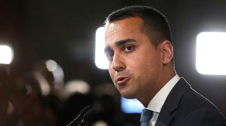 Der Chef der Fünf-Sterne-Bewegung in Italien, Luigi Di Maio.