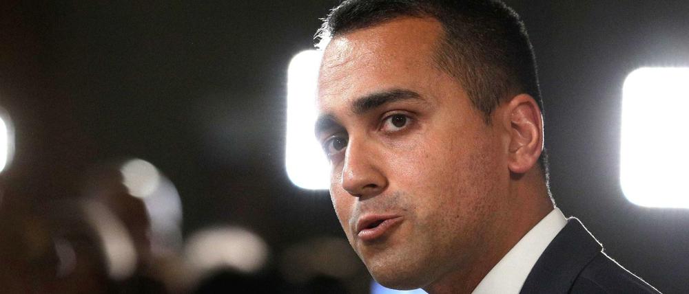 Der Chef der Fünf-Sterne-Bewegung in Italien, Luigi Di Maio.