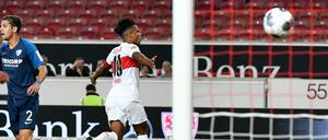 Drin. Daniel Didavi (r.) bejubelt seinen Treffer zum 1:0 für den VfB.