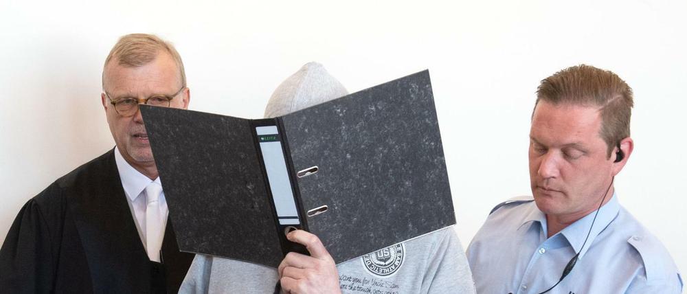 Der Angeklagte Andreas V. während dem Prozess