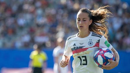 Sara Däbritz war die auffälligste Spielerin beim 8:0 in der Ukraine. 