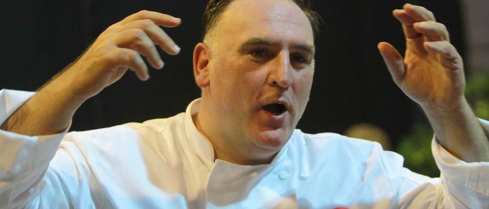 Koch und Helfer. Der Starkoch José Andrés unterstützt immer wieder Menschen in Not.