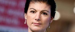Sahra Wagenknecht, die Fraktionsvorsitzende der Partei Die Linke