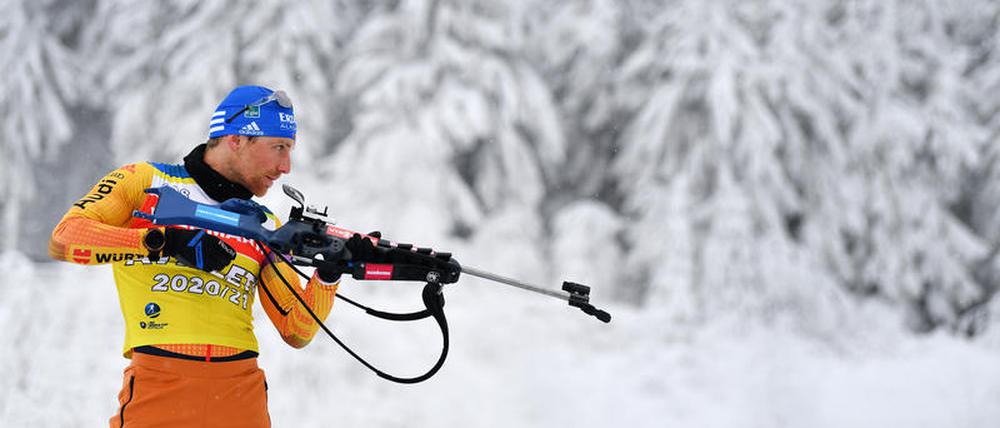 Erik Lesser ist nach den Rücktritten von Arnd Peiffer und Simon Schempp der Älteste im deutschen Team.