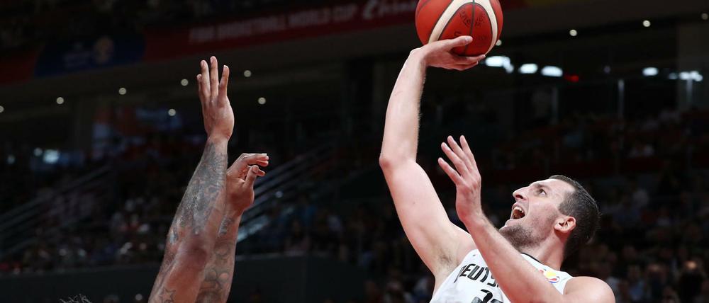 Schadensbegrenzung. Das DBB-Team um Paul Zipser hat gegen Jordanien gewonnen.