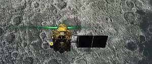 Diese Aufnahme zeigt den indischen Lander „Vikram“.