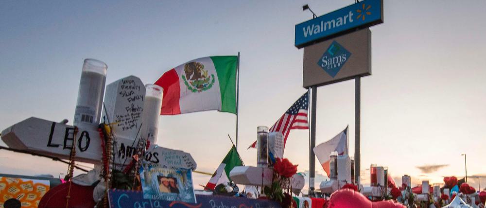 Gedenken an die Opfer des Massakers in einem Walmart in El Paso im August 2019