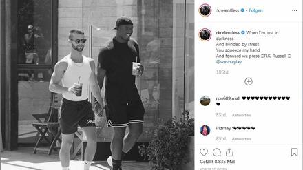 Ryan Russell (r.) und sein Freund Corey O´Brien auf Instagram