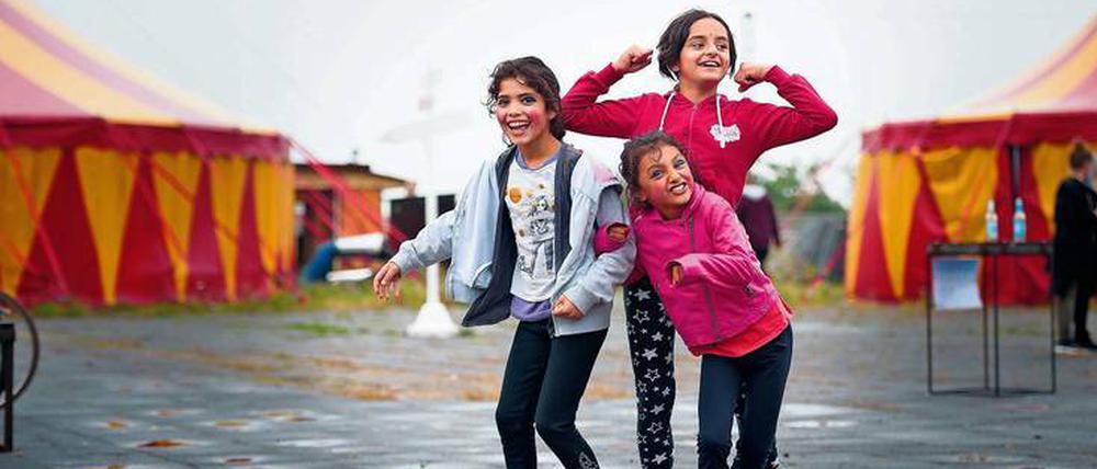 Spielerisch zum Artisten werden. Der Zirkus "Cabuwazi" lädt Kinder und Jugendliche ein, mitzumachen.
