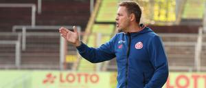 Ambitioniert. Dirk Kunert, hier noch als Trainer in Mainz, soll den BAK nach oben führen.