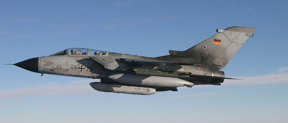 Ein "Tornado" der Bundeswehr bei einem Aufklärungsflug.
