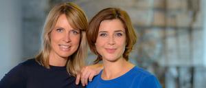 Die Moderatorinnen Jessy Wellmer (li.) und Eva-Maria Lemke.