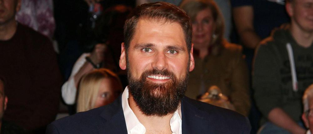 German Champion. Sebastian Vollmer gewann zwei NFL-Titel mit den New England Patriots - hier zeigt er seine Meisterschaftsringe. 