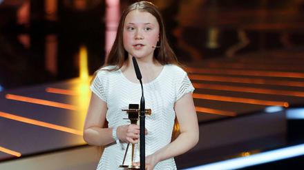 In diesem Jahr erhielt Great Thunberg bei der Verleihung der "Goldenen Kamera" den Sonderpreis Klimaschutz. 