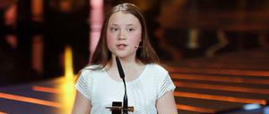 In diesem Jahr erhielt Great Thunberg bei der Verleihung der "Goldenen Kamera" den Sonderpreis Klimaschutz.