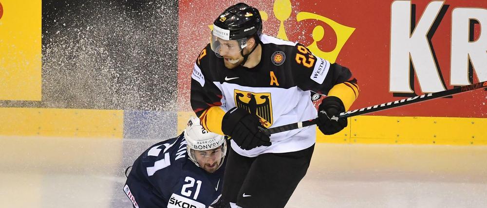 Berlin calling. Leon Draisaitl während der WM in der Slowakei.