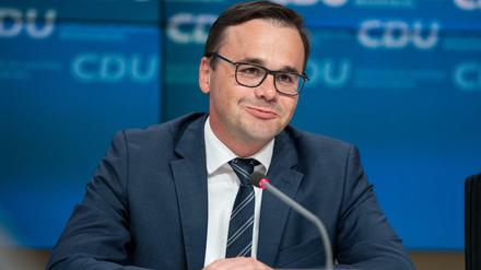 Jan Redmann ist Fraktionsvorsitzender der CDU im Landtag Brandenburg. 