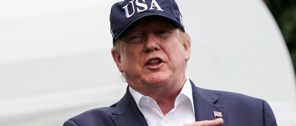 Hat ein Faible für spontane „historische“ Aktionen: US-Präsident Donald Trump.