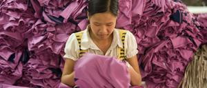 Eine Textilfabrik in Hung Yen in Vietnam.