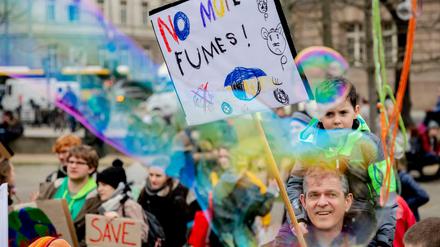 Klima-Kundgebung "Fridays for Future" in Berlin.