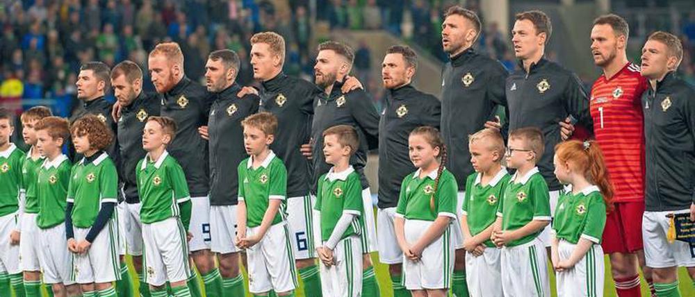 Sie sind bereit. Nordirlands Fußball-Nationalmannschaft will gegen Deutschland sportliche Schlagzeilen liefern.