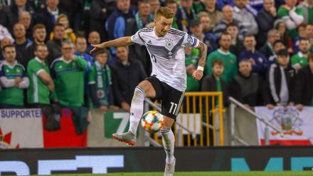 Marco Reus fand gegen Nordirland kaum ins Spiel. 