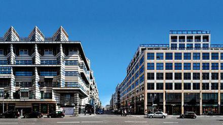Die Berliner Friedrichstraße.