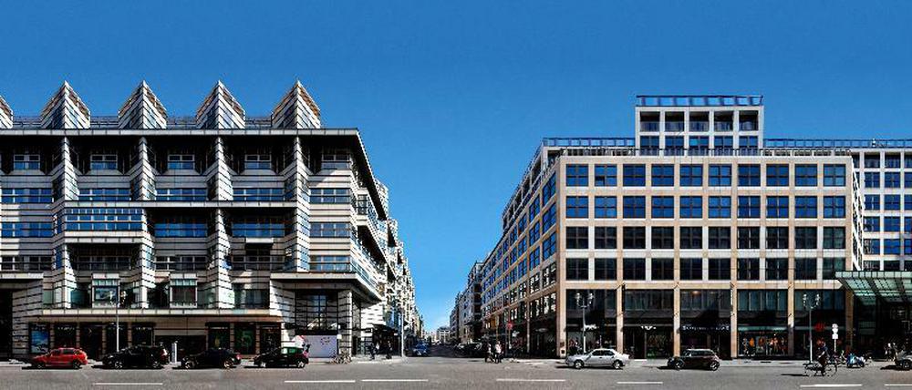 Die Berliner Friedrichstraße.