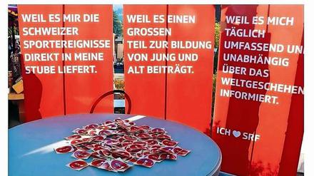 Öffentliches Gut. Bei einer Volksabstimmung vor zwei Jahren haben die Schweizer mit großer Mehrheit für den öffentlichen Rundfunk via Gebührenfinanzierung votiert. 