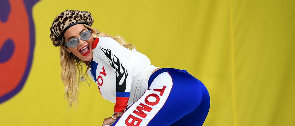 Rita Ora gehörte zu den Hauptacts beim Lollapalooza im Olympiastadion.
