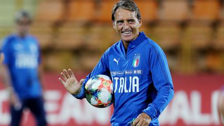 Strahlemann. Roberto Mancini lässt derzeit erfolgreich spielen.