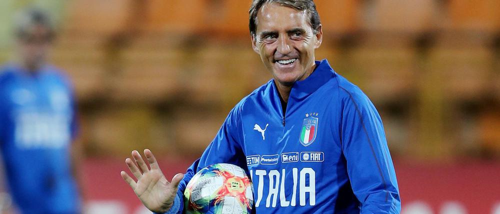 Strahlemann. Roberto Mancini lässt derzeit erfolgreich spielen.