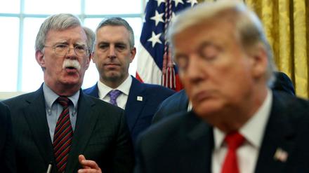 Ende einer komplizierten Beziehung: Sicherheitsberater John Bolton und US-Präsident Donald Trump gehen getrennte Wege. 