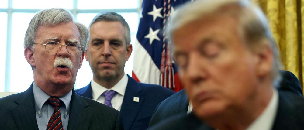 Ende einer komplizierten Beziehung: Sicherheitsberater John Bolton und US-Präsident Donald Trump gehen getrennte Wege. 