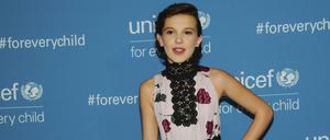 Groß im Geschäft. Die 15-jährige Schauspielerin Millie Bobby Brown.
