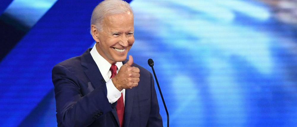 Der Favorit enttäuscht nicht: Joe Biden in der dritten TV-Debatte.