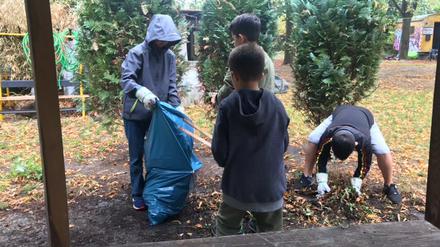 Wir machen unseren Garten fit im Kijuna.