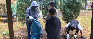 Wir machen unseren Garten fit im Kijuna.