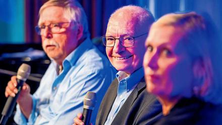 Manifest. Pamela und Wolf Biermann sowie Jens Reich traten anlässlich des 30. Jubiläums der Gründung des Neuen Forums im Berliner Institut für Medizinische Systembiologie auf. 