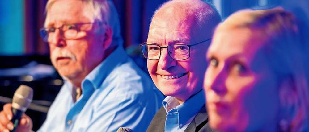 Manifest. Pamela und Wolf Biermann sowie Jens Reich traten anlässlich des 30. Jubiläums der Gründung des Neuen Forums im Berliner Institut für Medizinische Systembiologie auf. 