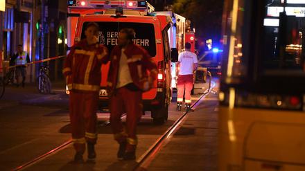 Einsatzkräfte der Berliner Feuerwehr.