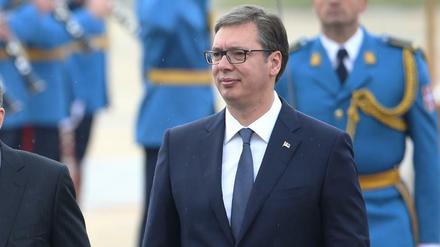 Serbiens Präsident Vucic will sich nicht auf einen klaren EU-Kurs festlegen.